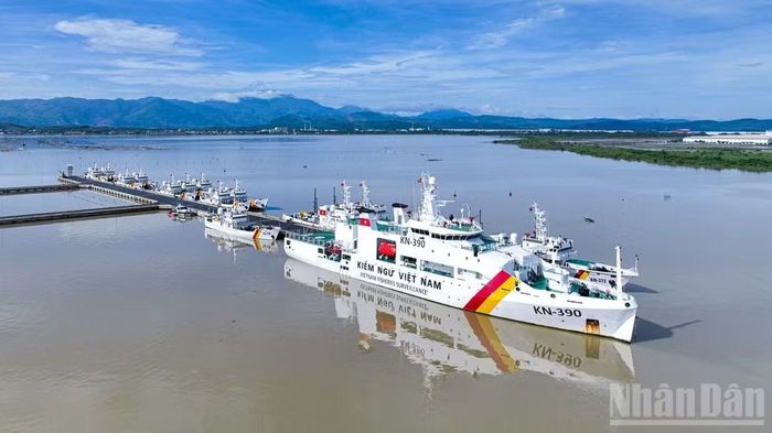 Các tàu thuộc Cảnh sát biển Việt Nam đã sẵn sàng bước vào hội thi, hội thao với quyết tâm cao nhất. (Ảnh ĐỨC TĨNH)