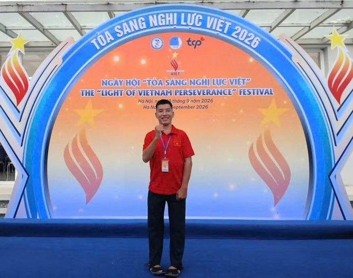 Vượt nghịch cảnh học nghề và khát vọng tạo việc làm cho người khuyết tật của Hoàng Kim Vị. ( Ảnh: N.H)