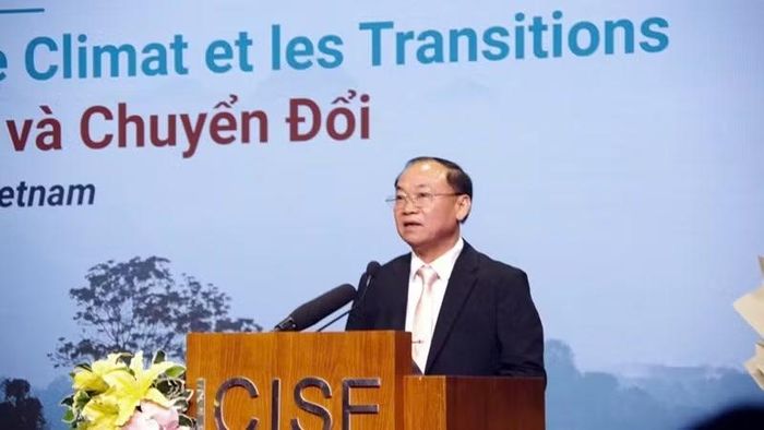 Bí thư Tỉnh ủy Gia Lai Thái Đại Ngọc phát biểu tại hội thảo. (Ảnh: LƯƠNG TÙNG)