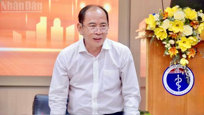 Phó Giáo sư, Tiến sĩ, bác sĩ Tăng Chí Thượng, Giám đốc Sở Y tế Thành phố Hồ Chí Minh. (Ảnh: KHANG ANH)