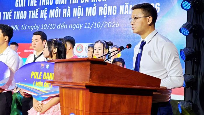 Ông Nguyễn Hữu Hùng, Phó Chủ tịch Thường trực kiêm Tổng Thư ký Hội Thể thao giải trí Hà Nội. (Ảnh: NAM SƯƠNG)