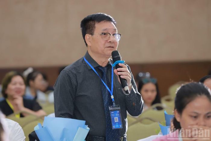 Ông Phạm Hồng Việt - Chủ tịch Hiệp hội Da giày Hà Nội.