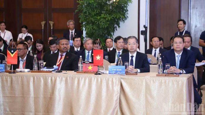  Các đại biểu tham dự Diễn đàn Tư pháp ASEAN-Trung Quốc lần thứ tư. (Ảnh: ANH ĐÀO) 