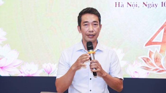 Tiến sĩ Ngô Quốc Đông, Phó Viện trưởng Viện Dân tộc học và Tôn giáo học phát biểu. (Ảnh: QUANH VINH)