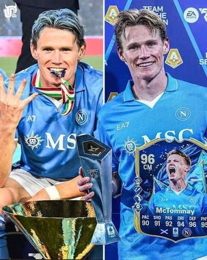 Scott McTominay tỏa sáng trong màu áo Napoli. Ảnh: Getty