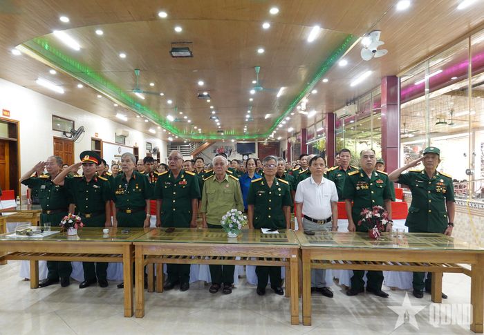 Các cựu chiến binh tại chương trình gặp mặt.