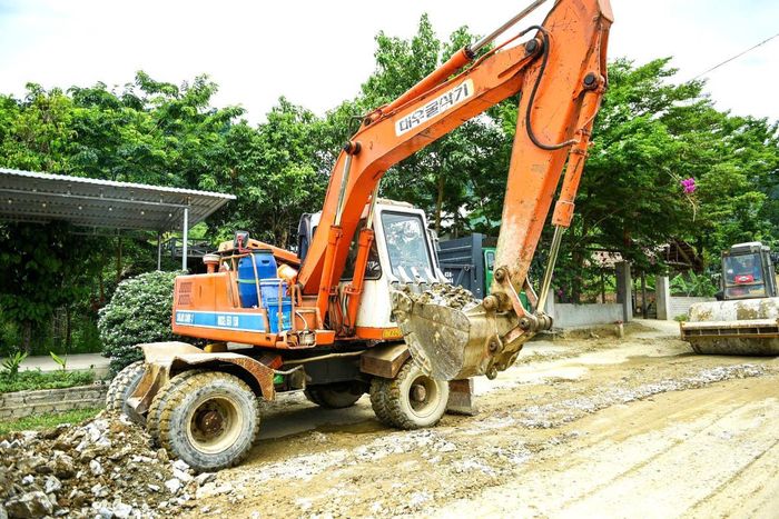 Vừa thi công vừa đảm bảo giao thông bình thường trên QL14D.