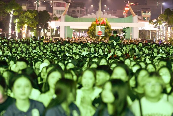 Sinh viên tại Ngày hội Chào tân sinh viên.