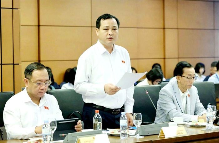 Ông Lê Văn Đông, Viện trưởng Viện KSND TPHCM, phát biểu góp ý về chế định Luật sư công tại kỳ họp thứ nhất, Quốc hội khóa XVI. Ảnh: Viện KSND TPHCM