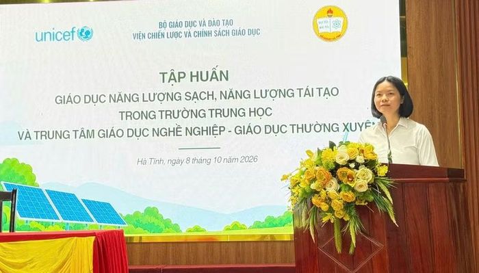 TS Vũ Thị Hạnh - Phó Viện trưởng Viện Chiến lược và Chính sách Giáo dục (Bộ GD&ĐT).