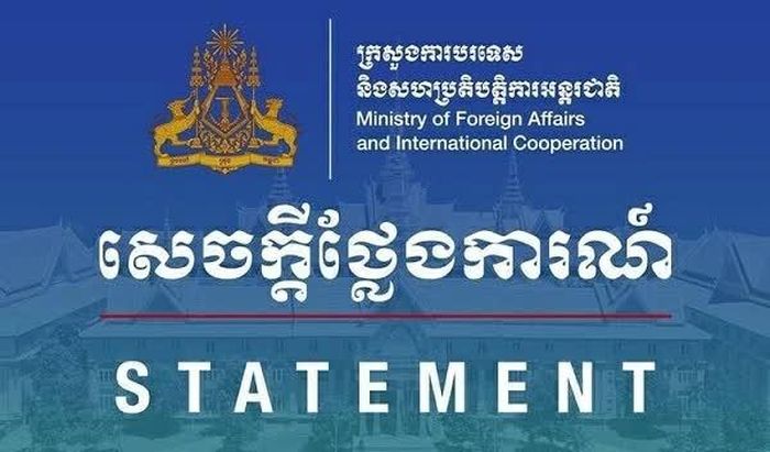 Thông cáo do Bộ Ngoại giao và Hợp tác Quốc tế Campuchia đưa ra ngày 9/10. (Nguồn: Khmer Times)