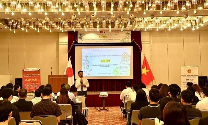 Quang cảnh buổi gặp mặt. (Nguồn: Tổng Lãnh sự quán Việt Nam tại Osaka)