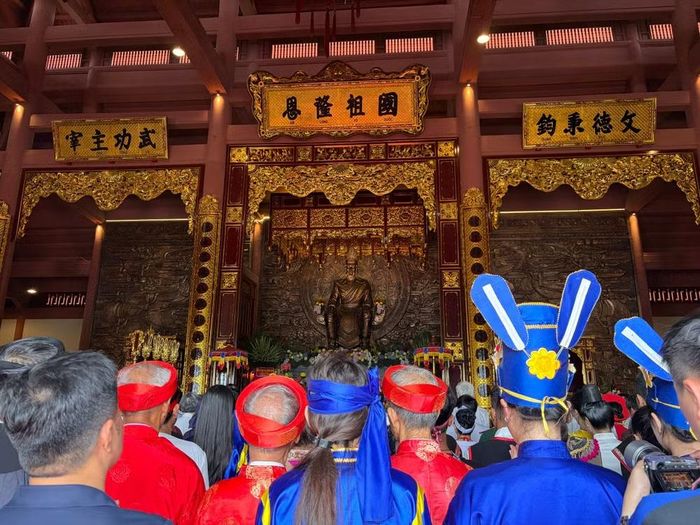 Toàn cảnh không gian văn hóa tín ngưỡng tâm linh Khu Nghi lễ thờ Tổ.