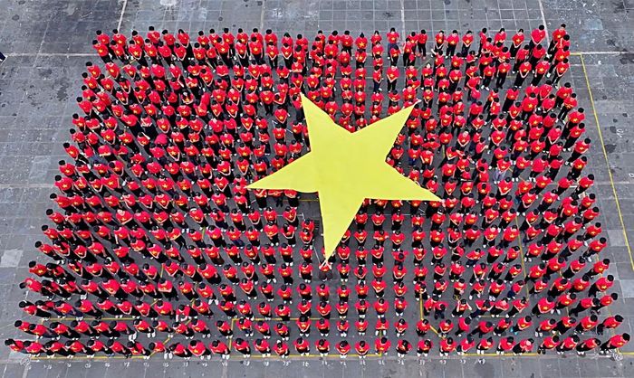 Màn xếp hình tại chương trình