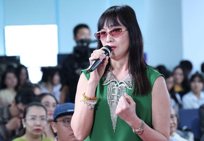 Nghệ sĩ Huỳnh Lập, Hiền Mai (bên phải) chia sẻ góc nhìn về hình tượng người trẻ trong các tác phẩm điện ảnh, truyền hình.