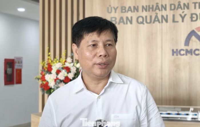 Ông Phan Công Bằng, Trưởng ban Ban Quản lý Đường sắt đô thị TP.HCM (MAUR) đánh giá cao sự đồng thuận của người dân thành phố nhằm phục vụ cho việc thi công dự án Metro số 2. Ảnh: Khoa Nam