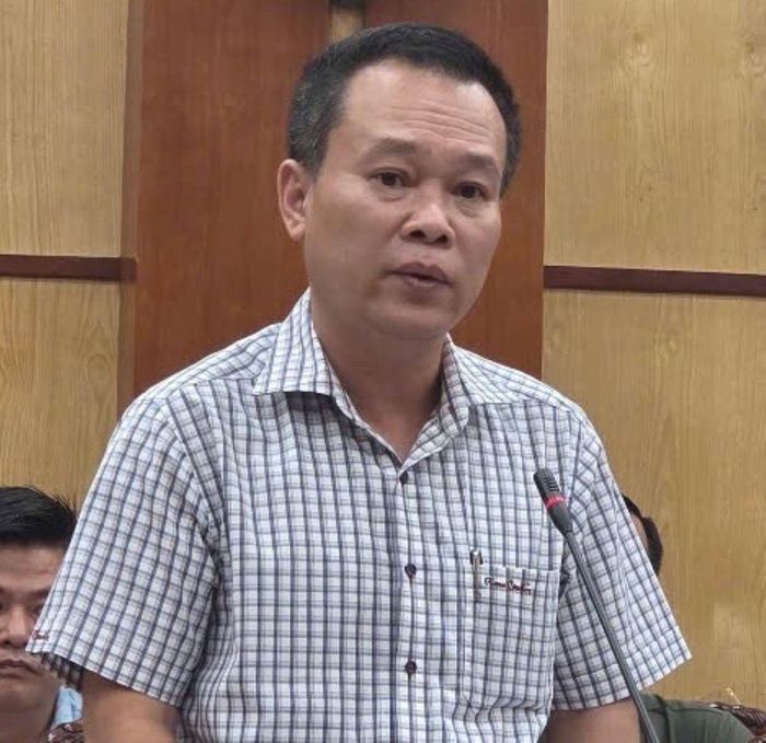Ông Lê Hồng Phúc, Phó Cục trưởng Cục Thuế Thanh Hóa thông tin về sự việc.