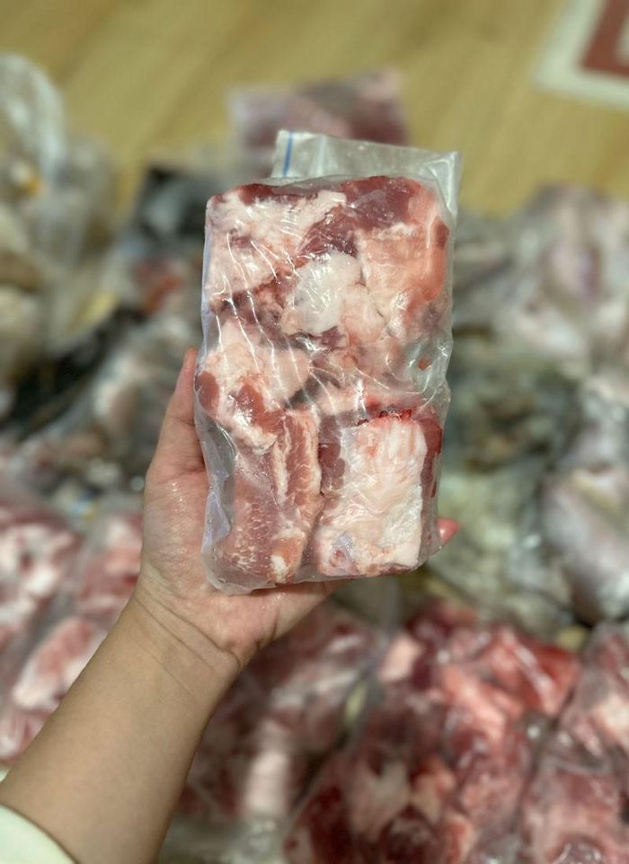 Đồ ăn được sơ chế, đóng gói và cấp đông cẩn thận