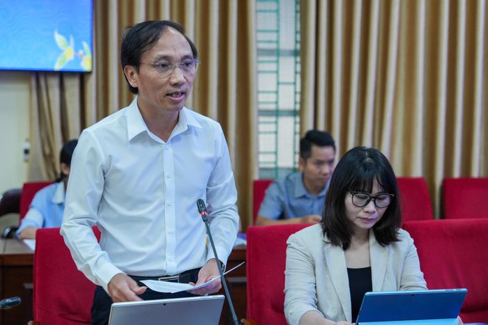 Ông Nguyễn Ngọc Điệp, Chủ tịch UBND xã Vân Đình.
