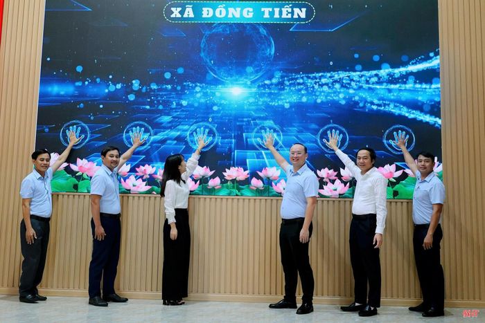 Xã Đồng Tiến hưởng ứng Ngày Chuyển đổi số quốc gia.