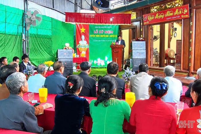Hoạt động khuyến học, khuyến tài được dòng họ Nguyễn Tiến Sĩ duy trì qua nhiều năm, góp phần động viên các thế hệ con cháu noi gương tiền nhân, nỗ lực học tập.