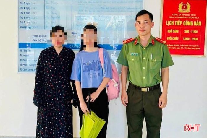 Công an phường Thành Sen tiếp nhận, ngăn chặn kịp thời một vụ việc liên quan đến bé gái 14 tuổi có nguy cơ bị dụ dỗ.