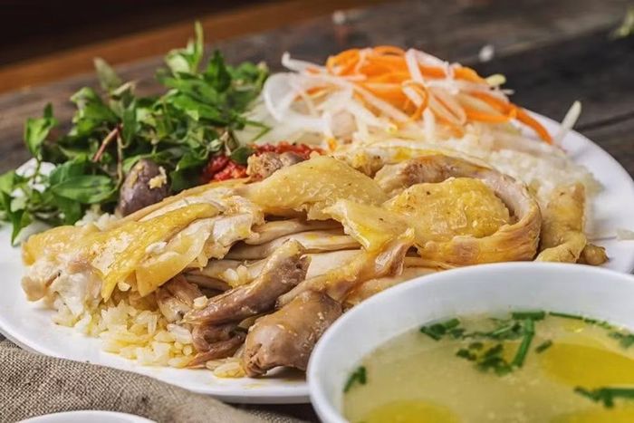 Món cơm gà Hội An hấp dẫn. (Nguồn: Vietnam+)
