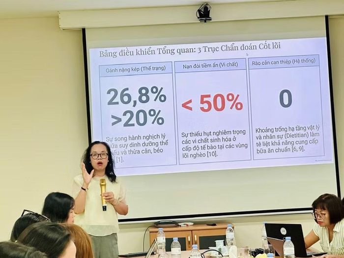 Tiến sỹ Bùi Thị Mai Hương, Phó Giám đốc Trung tâm dịch vụ Khoa học kỹ thuật dinh dưỡng-thực phẩm (Viện Dinh dưỡng quốc gia). (Ảnh: PV/Vietnam+)