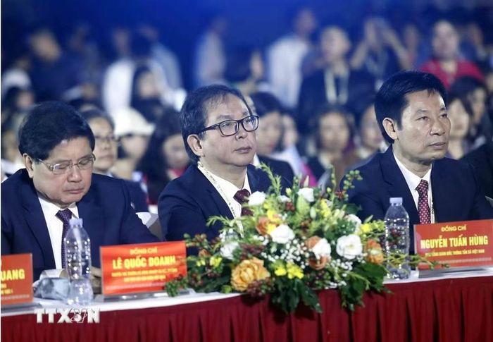 Đại biểu tham dự buổi lễ. (Ảnh: Quang Quyết/TTXVN)