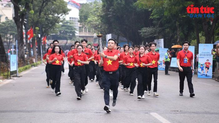 Nghi thức rước đuốc lửa Hành trình “Tôi yêu Tổ quốc tôi” năm 2026.