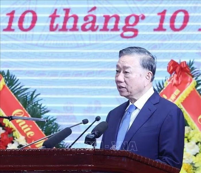 Tổng Bí thư, Chủ tịch nước Tô Lâm phát biểu chỉ đạo. Ảnh: Thống Nhất/TTXVN