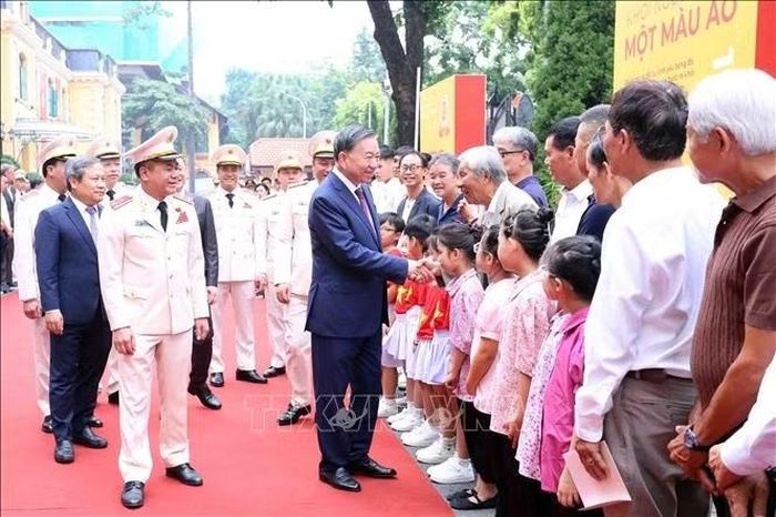 Tổng Bí thư, Chủ tịch nước Tô Lâm tới dự buổi lễ. Ảnh: Phạm Kiên/TTXVN