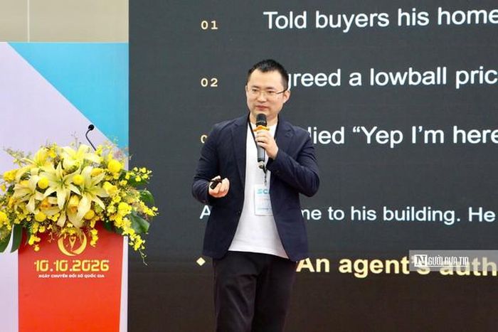 TS. Bangdao Chen - đồng sáng lập Trung tâm Nghiên cứu Blockchain thuộc Đại học Oxford và đồng sáng lập Tyr (Ảnh: Việt Anh).