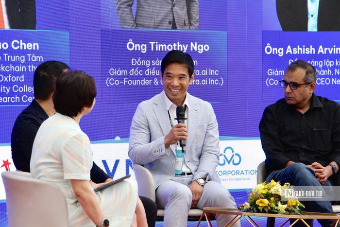 Ông Timothy Ngo - Đồng sáng lập kiêm Giám đốc điều hành Iozera.ai Inc. (Ảnh: Việt Anh).
