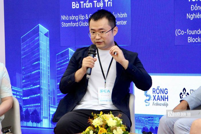 TS. Bangdao Chen - Đồng sáng lập Trung tâm Nghiên cứu Blockchain thuộc Đại học Oxford và đồng sáng lập Tyr (Ảnh: Việt Anh).