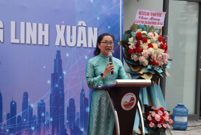 Chủ tịch UBND phường Linh Xuân Nguyễn Thị Kim Cúc.