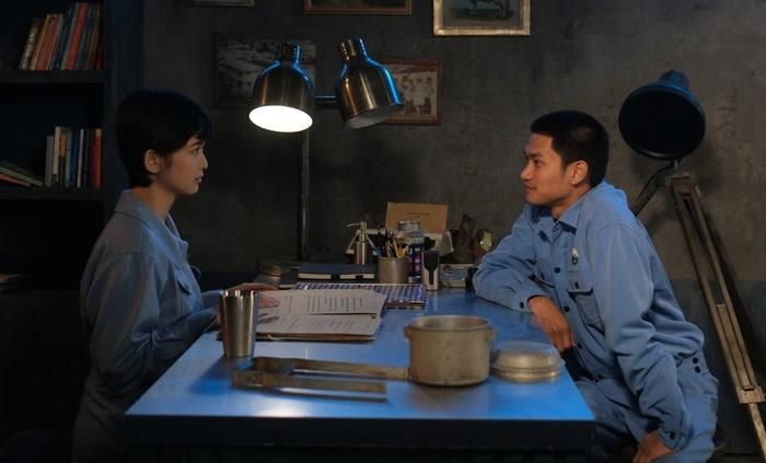 Nguyễn Hùng và Ngọc Xuân trong phim.