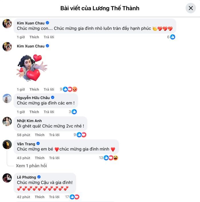 Loạt sao Việt gửi lời chúc mừng Lương Thế Thành và Thúy Diễm.