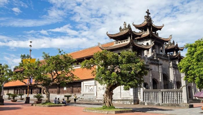 Vẻ đẹp bên ngoài của nhà thờ. Ảnh: Sưu tầm