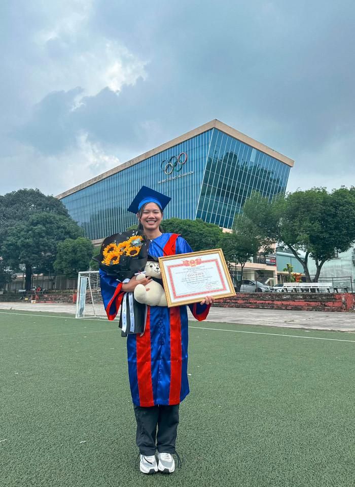 Ánh Viên đạt thành tích xuất sắc khi theo học tại trường.