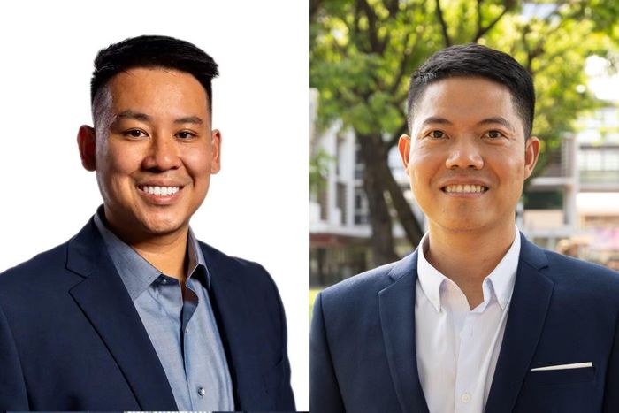 Tiến sĩ Tony Nguyễn (trái) và Tiến sĩ Hoàng Trường Giang, Đại học RMIT Việt Nam. Ảnh: RMIT