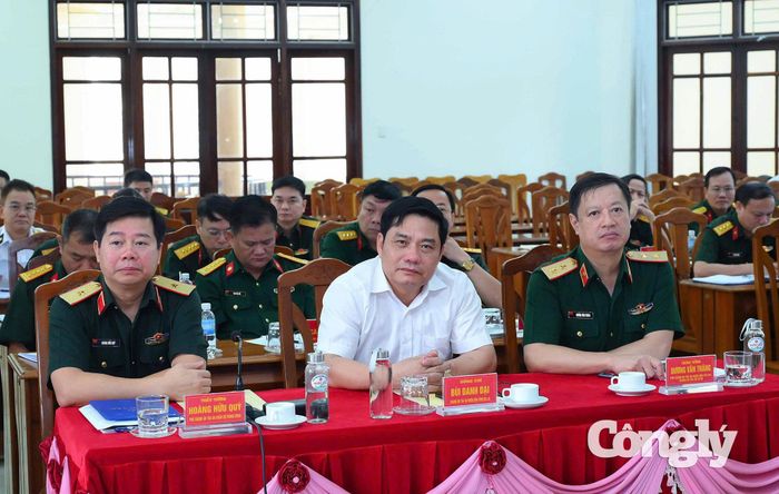 Lãnh đạo tham dự Hội nghị tổng kết công tác thi đua, khen thưởng Tòa án Quân sự năm 2026.