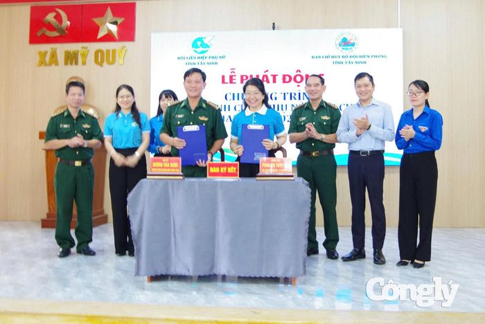 Ký kết nội dung phối hợp thực hiện chương trình “Đồng hành cùng Phụ nữ Biên cương” giai đoạn 2026 - 2030.