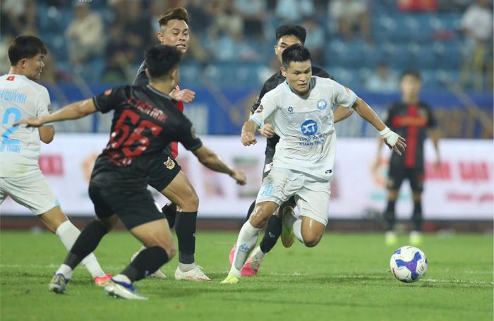 Ninh Bình FC và Nam Định chia điểm 1-1 tại Thiên Trường. Ảnh: Thép Xanh Nam Định FC.