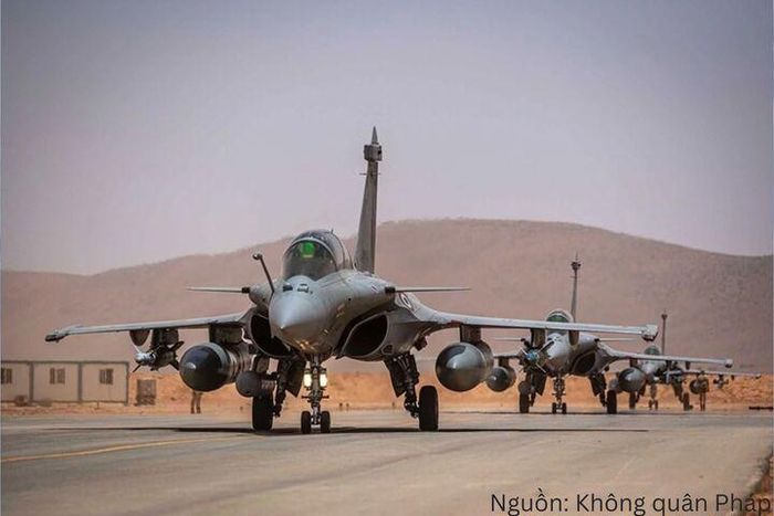 Chiến đấu cơ thế hệ 4+ Rafale. Nguồn: Không quân Pháp
