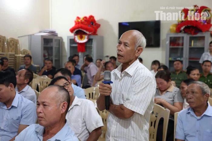 Ông Phạm Văn Trầu nêu băn khoăn về sự khác nhau giữa mức bồi thường khi Nhà nước thu hồi đất và giá doanh nghiệp thỏa thuận nhận chuyển nhượng bên ngoài dự án .