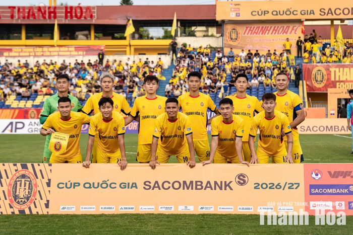 CLB Thanh Hóa đang có 3 điểm sau 2 vòng đấu đầu tiên.