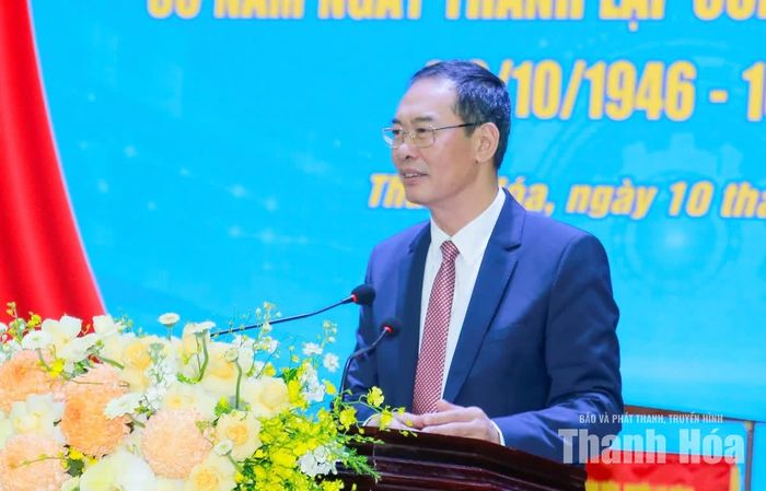 Phó Bí thư Tỉnh ủy Trịnh Tuấn Sinh phát biểu tại buổi lễ.