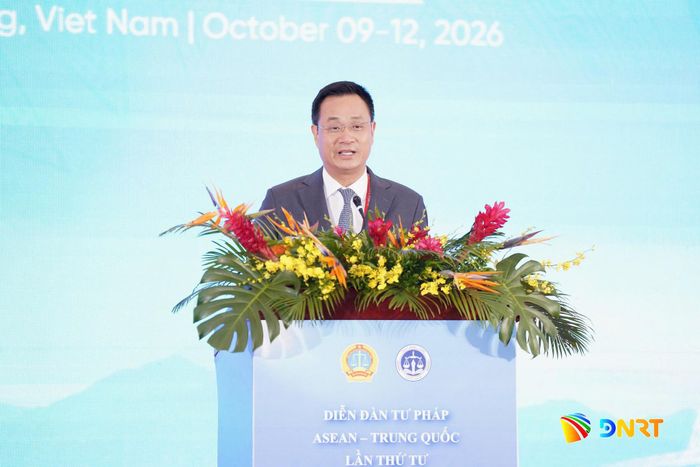 Bí thư Thành ủy Đà Nẵng Lê Ngọc Quang phát biểu chào mừng. Ảnh: T.CÔNG