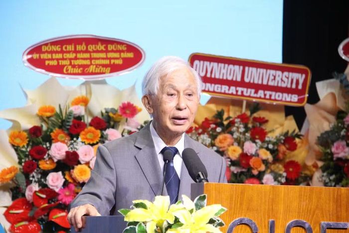  Giáo sư Trần Thanh Vân cho hay, Đối thoại Quy Nhơn sẽ tạo không gian cởi mở để các nhà khoa học, nhà hoạch định chính sách, tổ chức tài chính và cộng đồng doanh nghiệp lắng nghe và hợp tác hành động. Ảnh: T.L 